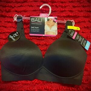 Bali Style DF3460 Women's Black Comfort Revolution Bra Medium